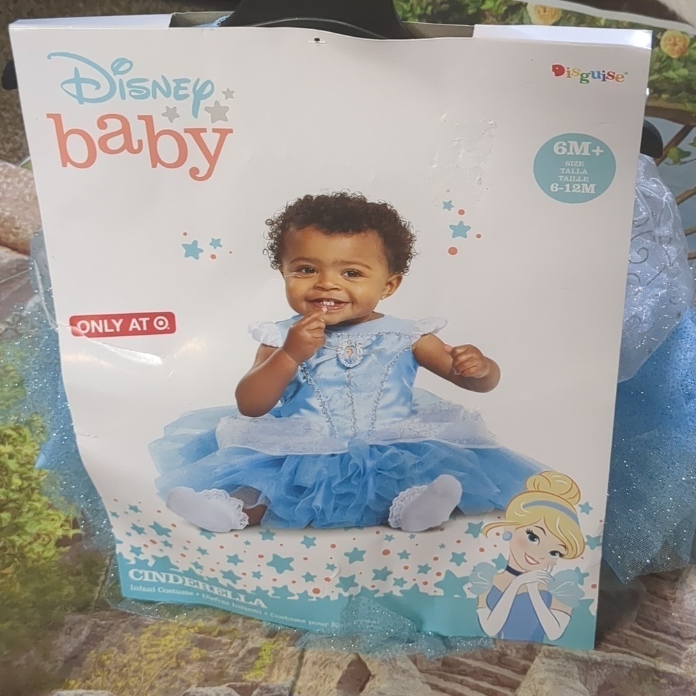 DISNEY baby Cinderella costume size 6-12 months